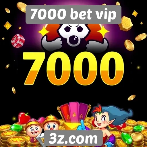 Variedade de jogos disponíveis no 7000 bet vip